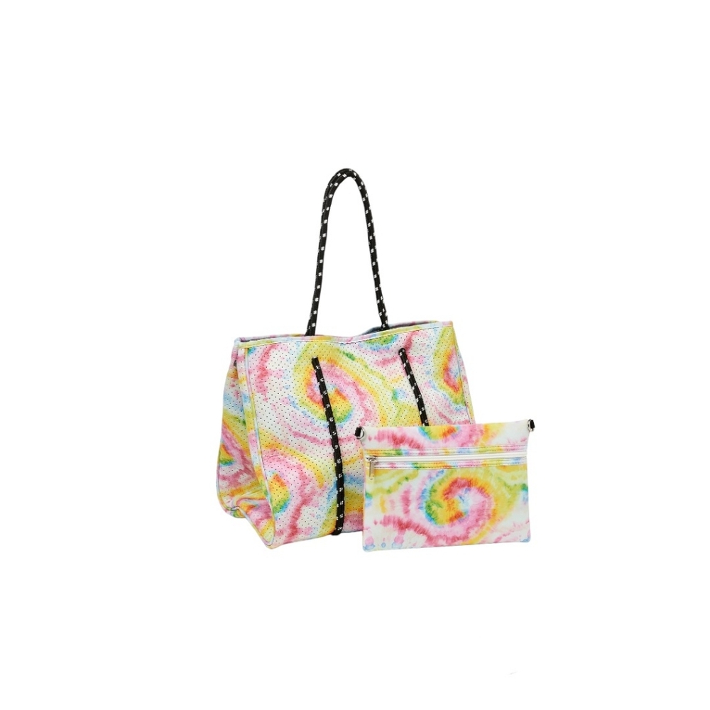Women’s Neoprene Beach Multicolor Tote Bag